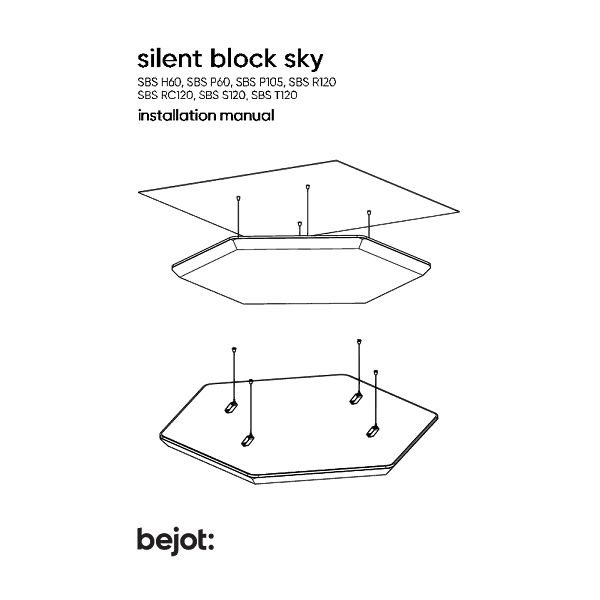 silent block sky - installation manual